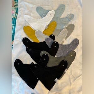 Copper Pearl Bib Bandanas. Size: Baby. Color: multiple colors.